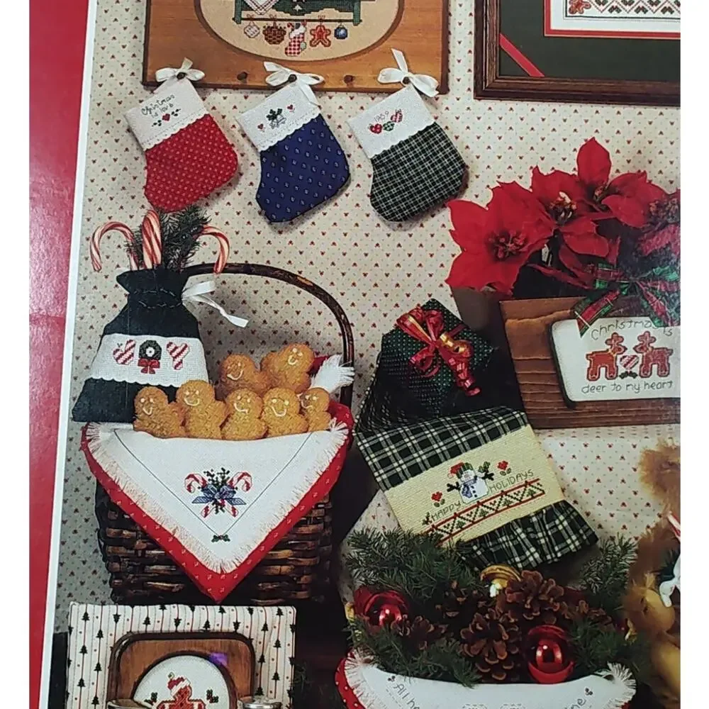 Graph It Arts Christmas Delights Cross Stitch Patterns Deer, Snowman, Santa